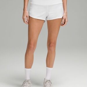 Lululemon Athletica Crisp White Athletic Shorts